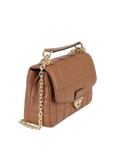 michael kors quilted leather bag|Michael Kors soho large bag.